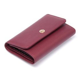 Tergan S1CB00005730 Bordo Hakiki Deri Kadın Cüzdanı