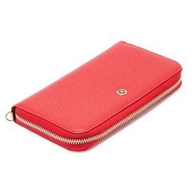 Tergan S1CB00005734-B68 Kırmızı Deri Kadın Cüzdan