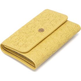 Tergan S1CB00005788-L5E Sarı Deri Kadın Cüzdan