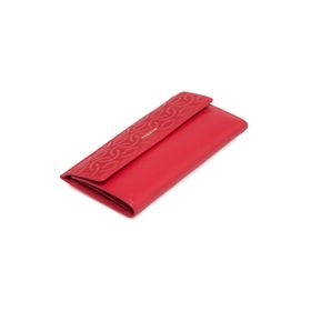 Tergan S1CB00005793-D39 Kırmızı Hakiki Deri Kadın Cüzdanı