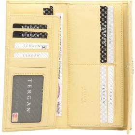 Tergan S1CB00005793-L5E Sarı Deri Kadın Cüzdan