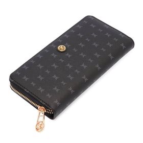 Tergan S1CB00055823-T0E Siyah Print Kadın Cüzdan