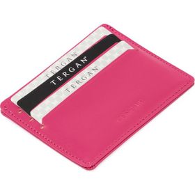Tergan S1KK00001050-J7E Fuşya Deri Unisex Kredi Kartlık
