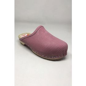 Terliksabo Pembe Nubuk Tahta Tabanlı Sabo Terlik