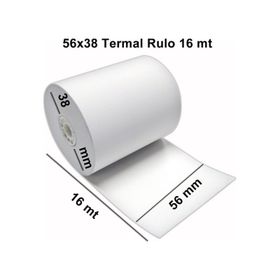 Termal Pos Rulo 56 mm 16 m 10'lu Yazar Kasa