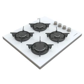 Termikel BH P6148C W NG Beyaz Set Üstü Doğalgaz Cam Ocak