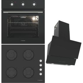 Termikel BO O6435C B - BH P6144C B - Argemon BB60 Siyah 3'lü Ankastre Set