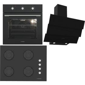Termikel BO O6435C B - BH P7144C B - CH S6532C BB Siyah 3'lü Ankastre Set