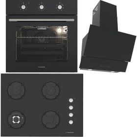 Termikel BO O6435C B - BH P7194C B - Argemon BB60 Siyah 3'lü Ankastre Set