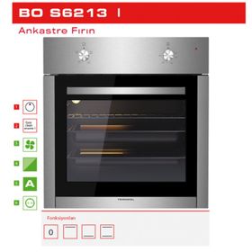 Termikel BO S6213 I İnox Ankastre Fırın