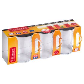 Termisil 81057 0.25 lt 3'lü Cam Kupa