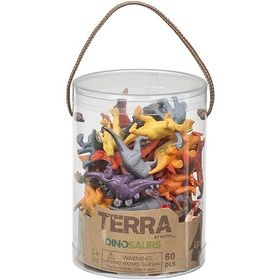 Terra Dinozorlar 60 Parça Küçük Oyun Seti
