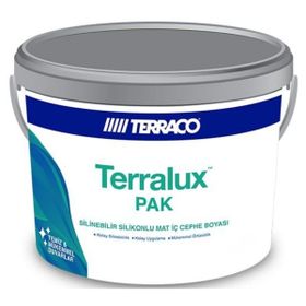Terraco Terralux Pak Silinebilir Silikonlu Mat Beyaz 15 lt İç Cephe Boyası