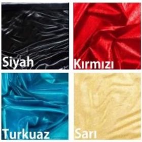 Terry Pau TP100979 Parlak Lame Elbise
