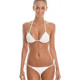 Terry Pau TP101445 Brazillian Beyaz Bikini Takım