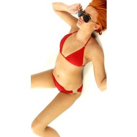 Terry Pau TP120606 Ateş Kırmızısı Bikini Takım
