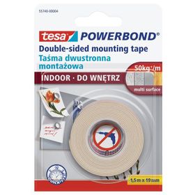 Tesa 1.5 m x 19 mm Çift Taraflı İç Mekan Montaj Bandı