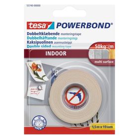 Tesa 1.5 m x 19 mm Çift Taraflı İç Mekan Montaj Bandı