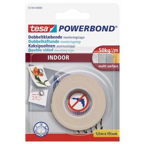 Tesa 1.5 m x 19 mm Çift Taraflı İç Mekan Montaj Bandı