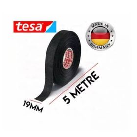 Tesa 19 mm x15 mt Bez Bant Tüylü Yanmaz Kumaş Kablo Sarma Bantı