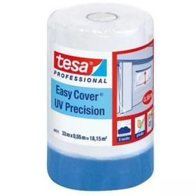 Tesa 4411 Mavi 260 cm x 17 mt Maskeleme Bantlı Koruyucu Örtü