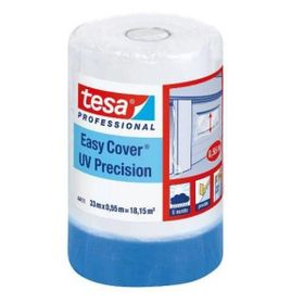 Tesa 4411 Mavi 260 cm x 17 mt Maskeleme Bantlı Koruyucu Örtü
