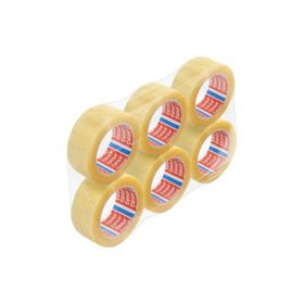 Tesa 45 mm 100 m Şeffaf 6'lı Doğal Kauçuk Koli Bandı