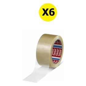Tesa 45 mm 100 m Şeffaf 6'lı Doğal Kauçuk Koli Bandı