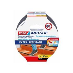 Tesa 5 mt 50 mm Siyah Zemin Güvenliği İçin Kaydırmaz Bant