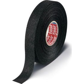 Tesa 51609 15 mm x 19 mt Siyah Polyester Tüylü Bez Bant