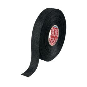 Tesa 51609 15 mm x 19 mt Siyah Polyester Tüylü Bez Bant