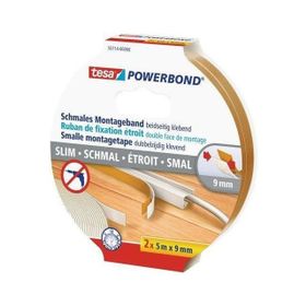 Tesa 55714-00000-03 5 m 9 mm Powerbond Slim 2 Köpük Montaj Bandı