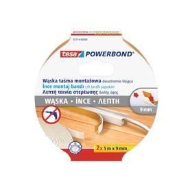 Tesa 55714-00000-03 5 m 9 mm Powerbond Slim 2 Köpük Montaj Bandı