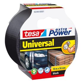 Tesa 56348-00001-05 Siyah 10x50 Extra Power Çok Amaçlı Bant