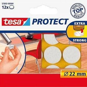 Tesa 57893-00000 22 mm Beyaz Yuvarlak Keçe