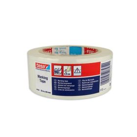 Tesa 60760-00094-15 33 m 50 mm Beyaz Yer İşaretleme İkaz Bandı