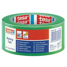 Tesa 60760-00097 Yeşil 33m x 50mm Yer İşaretleme İkaz Bandı