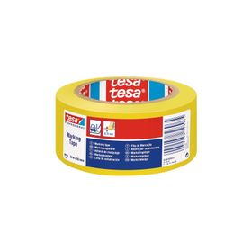 Tesa 60760 15 m 50 mm Sarı-Siyah Yer İşaretleme Bandı