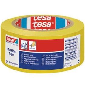 Tesa 60760 15 m 50 mm Sarı-Siyah Yer İşaretleme Bandı