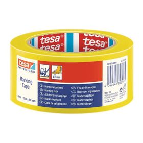 Tesa 60760 15 m 50 mm Sarı-Siyah Yer İşaretleme Bandı