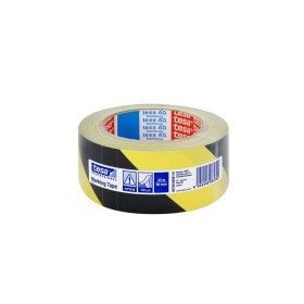 Tesa 60760 Sarı/Siyah Çizgili 50mmx33m Yer İşaretleme İkaz Bandı