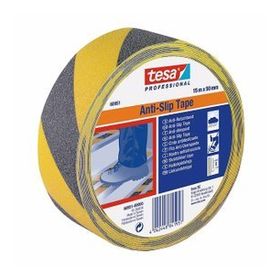 Tesa 60951-00000-01 15mtx50mm Merdiven Kaydırmaz Sarı Siyah Bant
