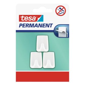 Tesa 66606 3'lü Paket Kendinden Yapışkanlı Dikdörtgen Plastik Askı