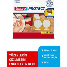 Tesa Daire Keçe Kahve 12x22 mm Protect Zemin Koruyucu