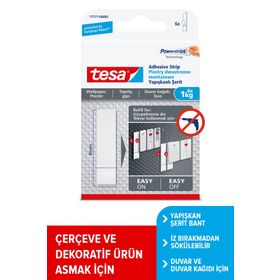 Tesa İz Bırakmadan Sökülebilir Yapışkan Şerit Bantlar