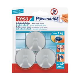 Tesa Modern Krom Askı + Çift Taraflı Bant