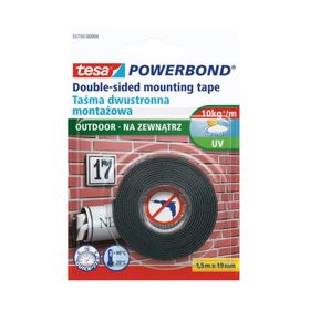 Tesa Powerbond Dış Mekan Çift Taraflı 1.5 m x 19 mm Köpük Montaj Bandı
