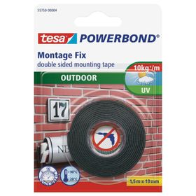 Tesa Powerbond Dış Mekan Çift Taraflı 1.5 m x 19 mm Köpük Montaj Bandı