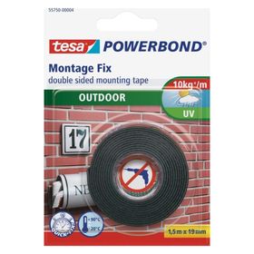 Tesa Powerbond Dış Mekan Çift Taraflı 1.5 m x 19 mm Köpük Montaj Bandı