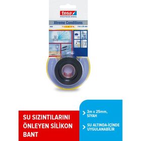 Tesa Xtreme 3 mt 25 mm Siyah Tamir ve Koruma Bandı